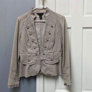 Gray blazer